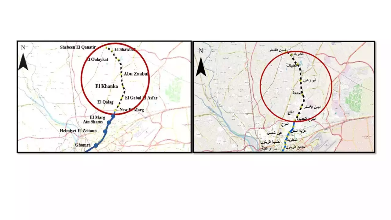 مد الخط الأول للمترو حتى شبين القناطر