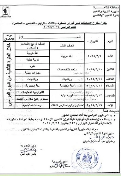 ثالثه ابتدائي