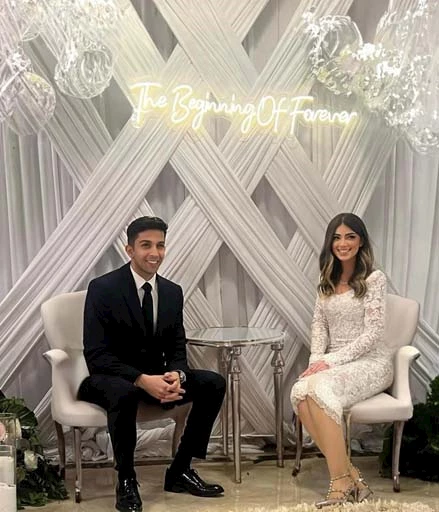 اللقطات الأولى من تجهيزات حفل زفاف هشام جمال وليلى زاهر