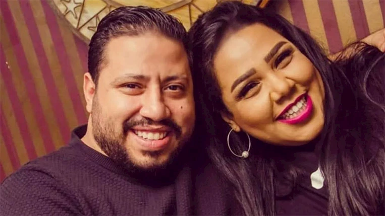 شيماء سيف وزوجها محمد كارتر 