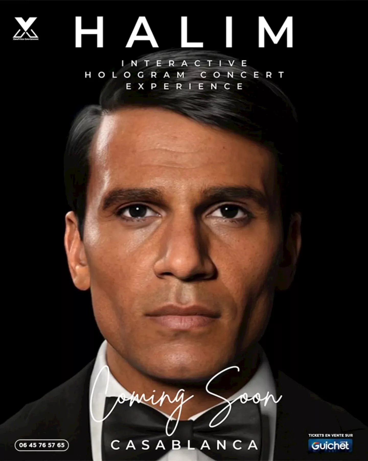 من بوستر حفل حليم فى كازبلانكا