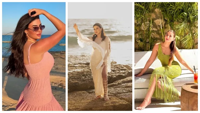 نجمات الفن في المصيف