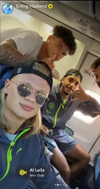 هالاند مع عمر مرموش