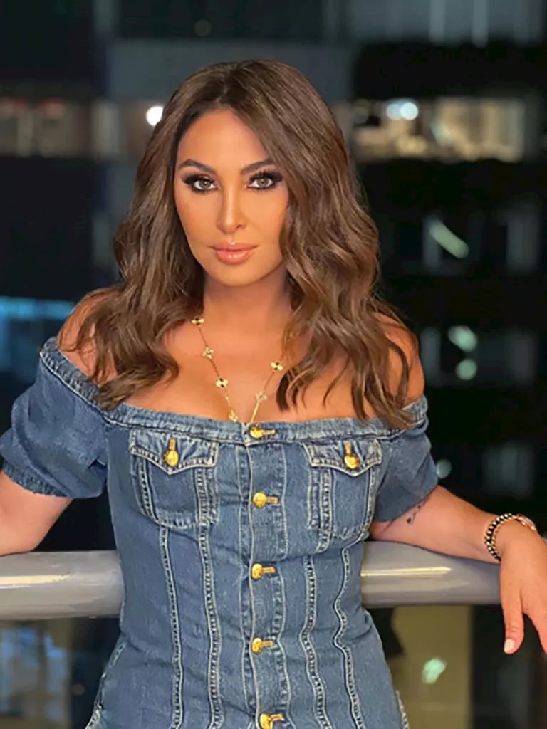 إليسا بفستان أنيق