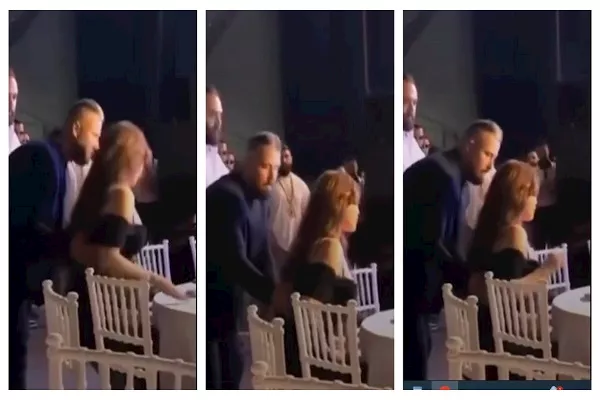 لحظة سقوط هيفاء وهبي