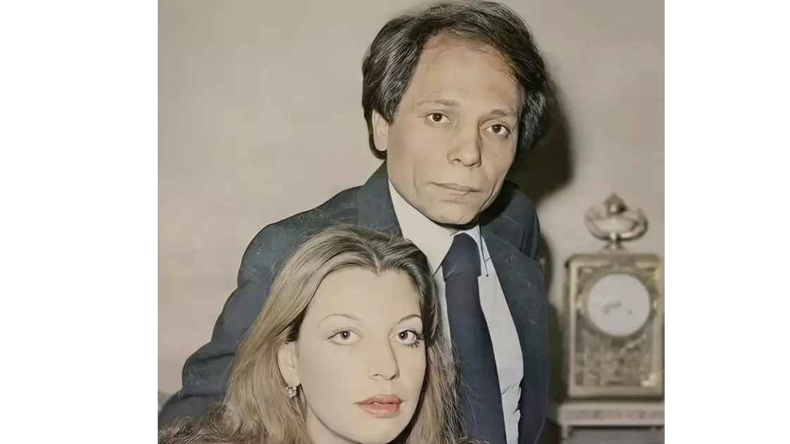 عادل إمام وزوجته