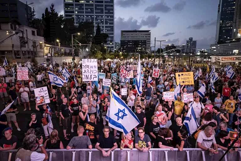 احتجاجات اسرائيلية