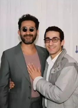 احمد حلمي وصورة له من فيلم 55 اسعاف