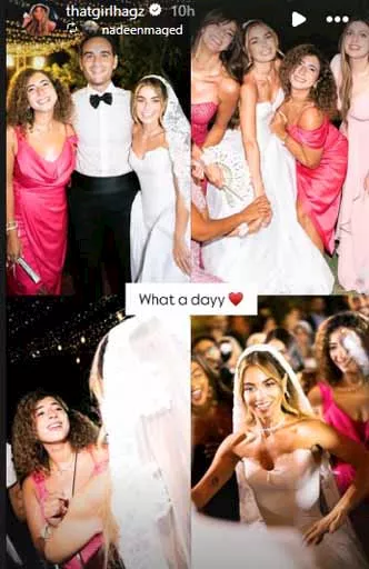 هاجر السراج تحتفل بزواجها (1)