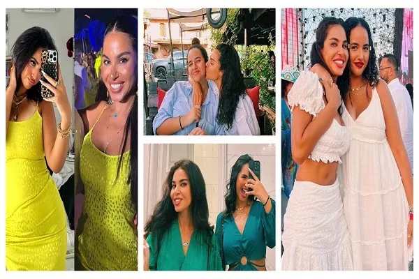 صورة طبق الأصل.. 15 صورة لـ نسرين أمين وابنتها أمينة_8