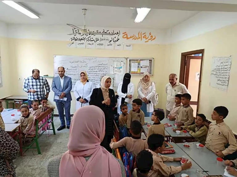 حملة لفحص طلاب المدارس