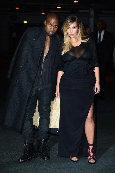 Kanye West and Kim Kardashian                                                                                                                         