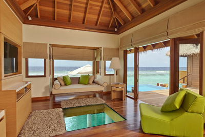 Ocean Bungalow Living Area 2