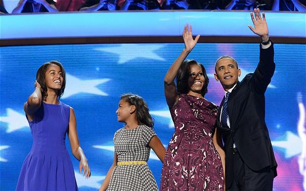 اوباما وعائلته (2)