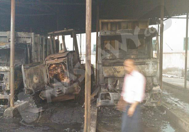 مجهولون يحرقون سيارات تابعة لمجلس مدينة كقر الدوار                                                                                                    