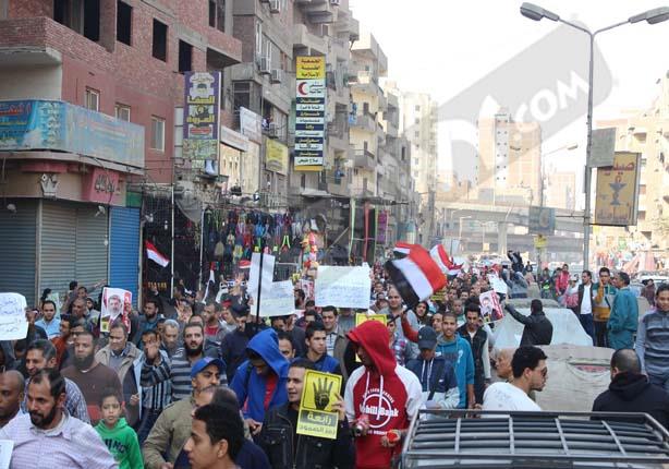 الأمن يفرق مسيرة للعشرات من أنصار الإخوان بالعمرانية                                                                                                  