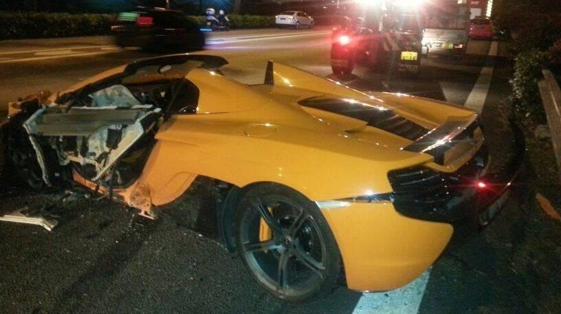 يحطم الخارقة ماكلارين 650 S سبايدر قبل أن يشتريها                                                                                                     