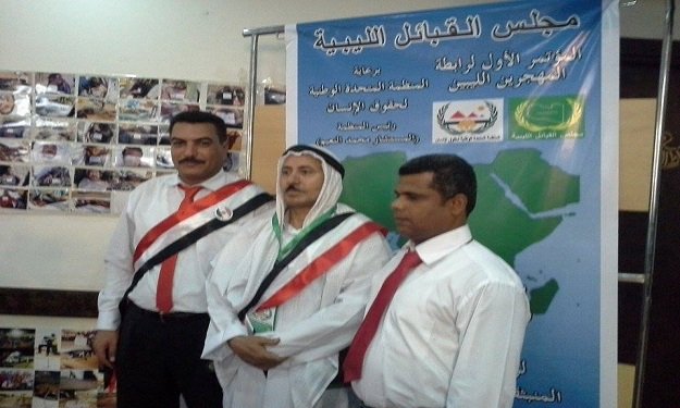 بالصور: قبائل ليبية تعلن عن تدشين رابطة ''المهجرين الليبين'' بمصر