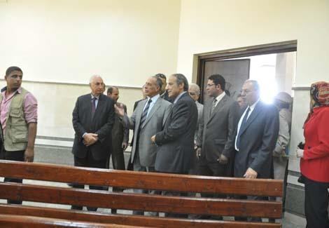وزير العدل يتفقد مجمع محاكم البرلس                                                                                                                    