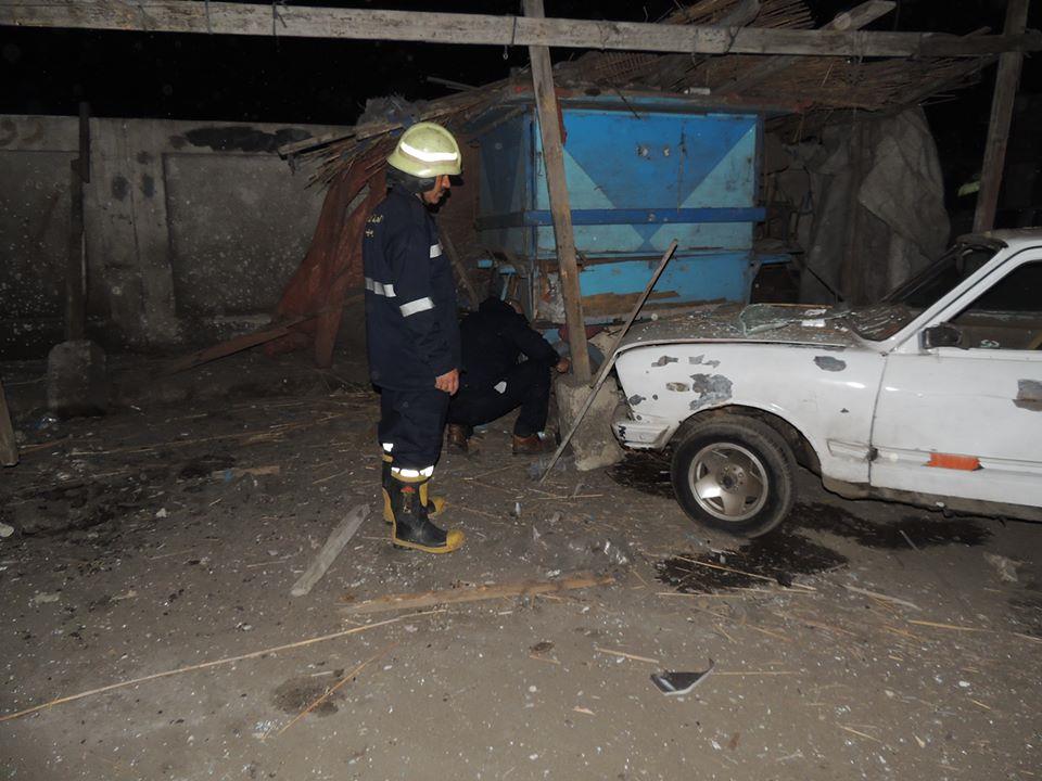 انفجار بجراج حكومي في بورسعيد                                                                                                                         
