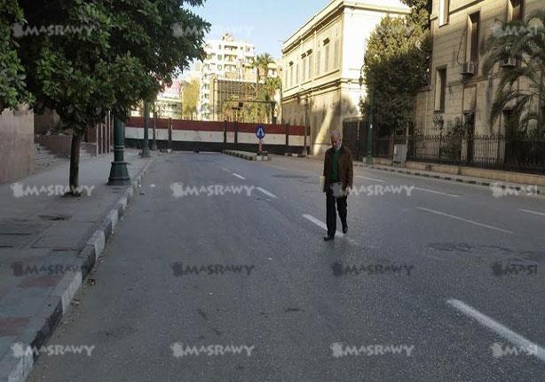-تكدس مروري بقصر العيني بعد إغلاق ميدان التحرير                                                                                                       