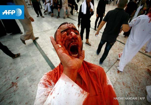 الشيعة يتذكرون الحسين بالدم (1)                                                                                                                                                                         