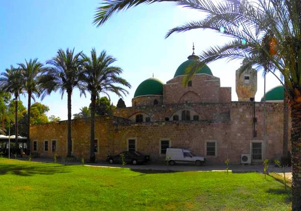 نظرة عامة على المسجد وما يحيطه من مساحات خضراء                                                                                                                                                          