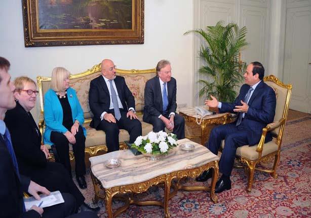 لقاء الرئيس عبد الفتاح السيسي مع وفد مجلس العموم البريطاني (1)                                                                                                                                          