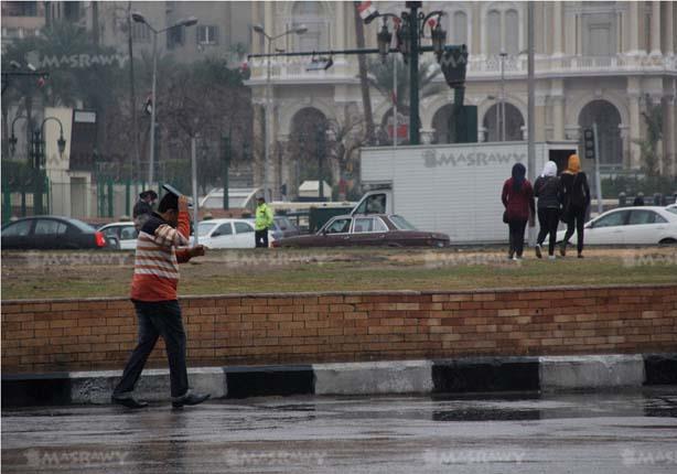 آثار الغيوم والأمطار على شوارع القاهرة والجيزة (1)                                                                                                                                                      