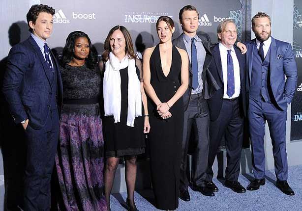 أبطال ''Insurgent'' يحتفلون بعرضه الأول في نيويورك                                                                                                                                                      