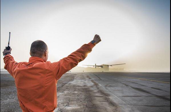 انطلاق أول رحلة حول العالم باستخدام طائرة تعمل بالطاقة الشمسية (1)                                                                                                                                      