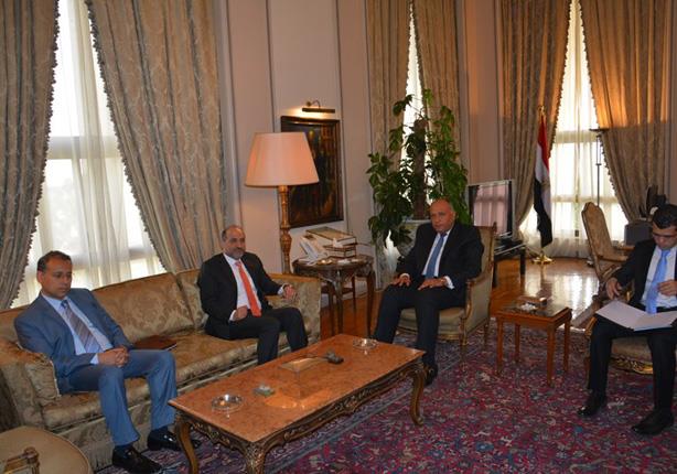 وزير الخارجية يلتقي مع الرئيس السابق للائتلاف السوري المعارض (1)                                                                                                                                        