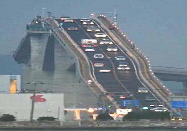 جسر إيشيما أوهاشي في اليابان                                                                                                                                                                            