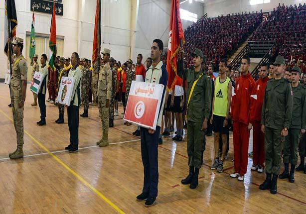 افتتاح البطولة الرياضية للكليات والاكاديميات والمعاهد العسكرية                                                                                                                                          