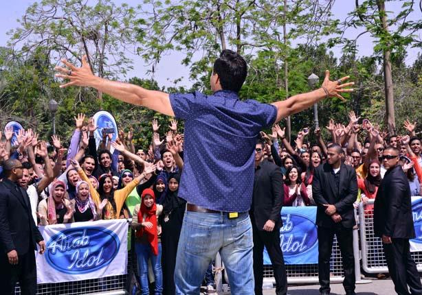 أحمد فهمي يتفاعل مع متسابقي الموسم الرابع لـArab Idol  (1)                                                                                                                                              