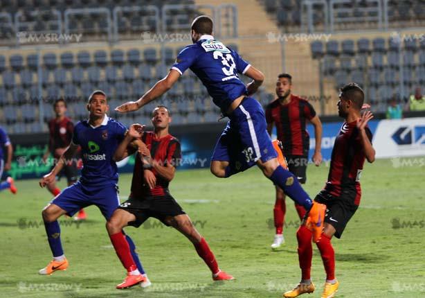 فرحة لاعبي الاهلي بهدف رمضان صبحي أمام الداخلية (1)                                                                                                                                                     