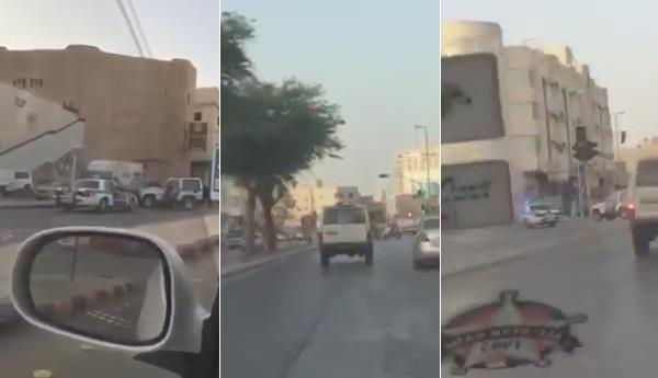 بالفيديو . . فيلم أكشن على الطرقات السعودية بسبب قائد سيارة مخمور 