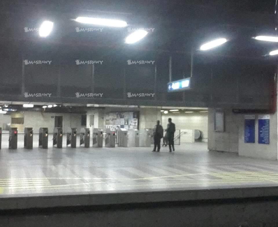محطة أنور السادات قبل افتتاحها بساعات                                                                                                                                                                   