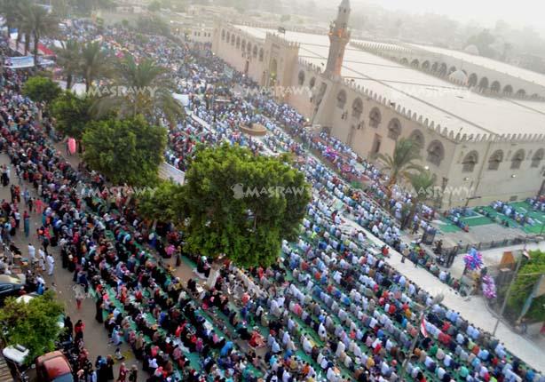 عيد الفطر في جامع عمرو بن العاص                                                                                                                                                                         