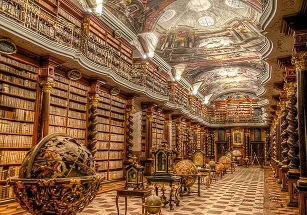 أجمل مكتبة بالعالم توجد بجمهورية التشيك (1)                                                                                                                                                             