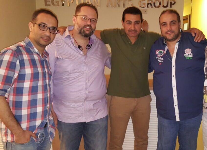 ياسر جلال مع محمد محمود عبدالعزيز وريمون مقار (1)                                                                                                                                                       