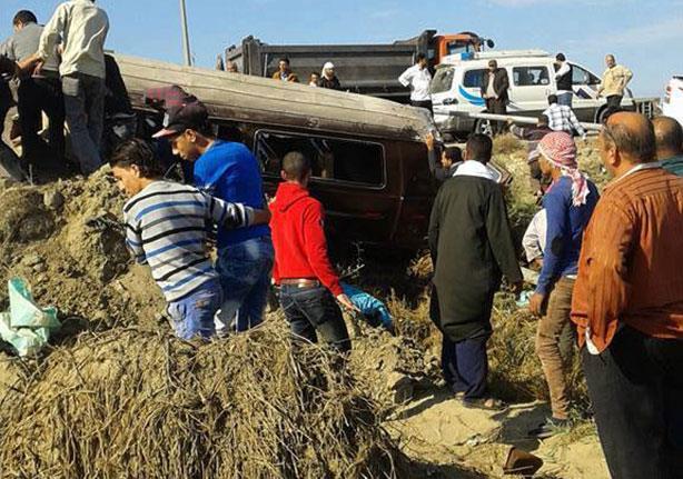 حادث بالطريق الساحلي بالبحيرة (1)                                                                                                                                                                       