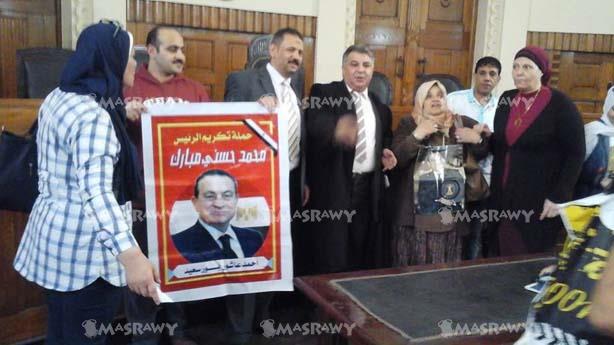 جلسة مبارك في قضية قتل متظاهري يناير (1)                                                                                                                                                                