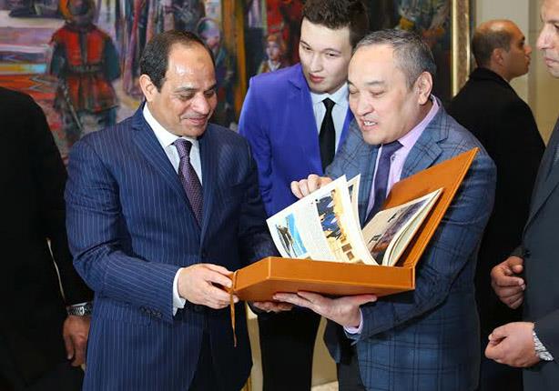 الرئيس السيسي يزور المتحف الوطني بكازاخستان                                                                                                                                                             