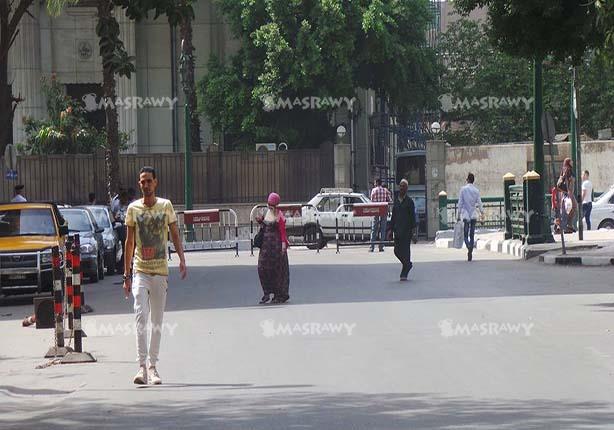 قوات الأمن تُغلق شارع  عبد الخالق ثروت (1)                                                                                                                                                              