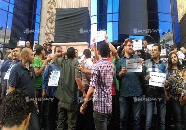 وقفة احتجاجية للصحفيين أمام النقابة (1)                                                                                                                                                                 