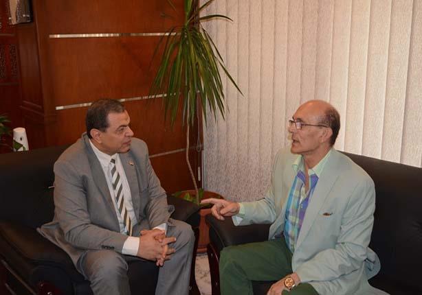 وزير القوي العاملة ومحمد صبحي (1)                                                                                                                                                                       
