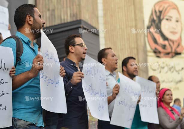 وقفة صحفيو دوت مصر المفصولين أمام نقابة الصحفيين (1)                                                                                                                                                    