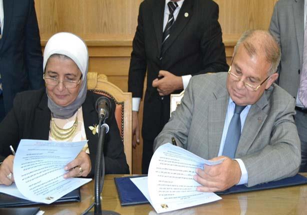  برتوكول تعاون بين جامعة الإسكندرية والهيئة القومية لضمان جودة التعليم                                                                                                                                  