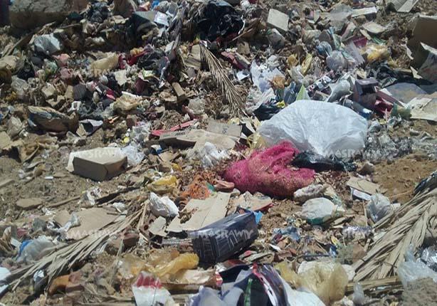 القمامة تحاصر مدارس في الوادي الجديد                                                                                                                                                                    
